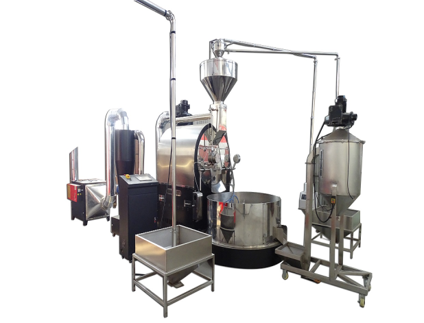 Complete coffee bean roasting machine 2