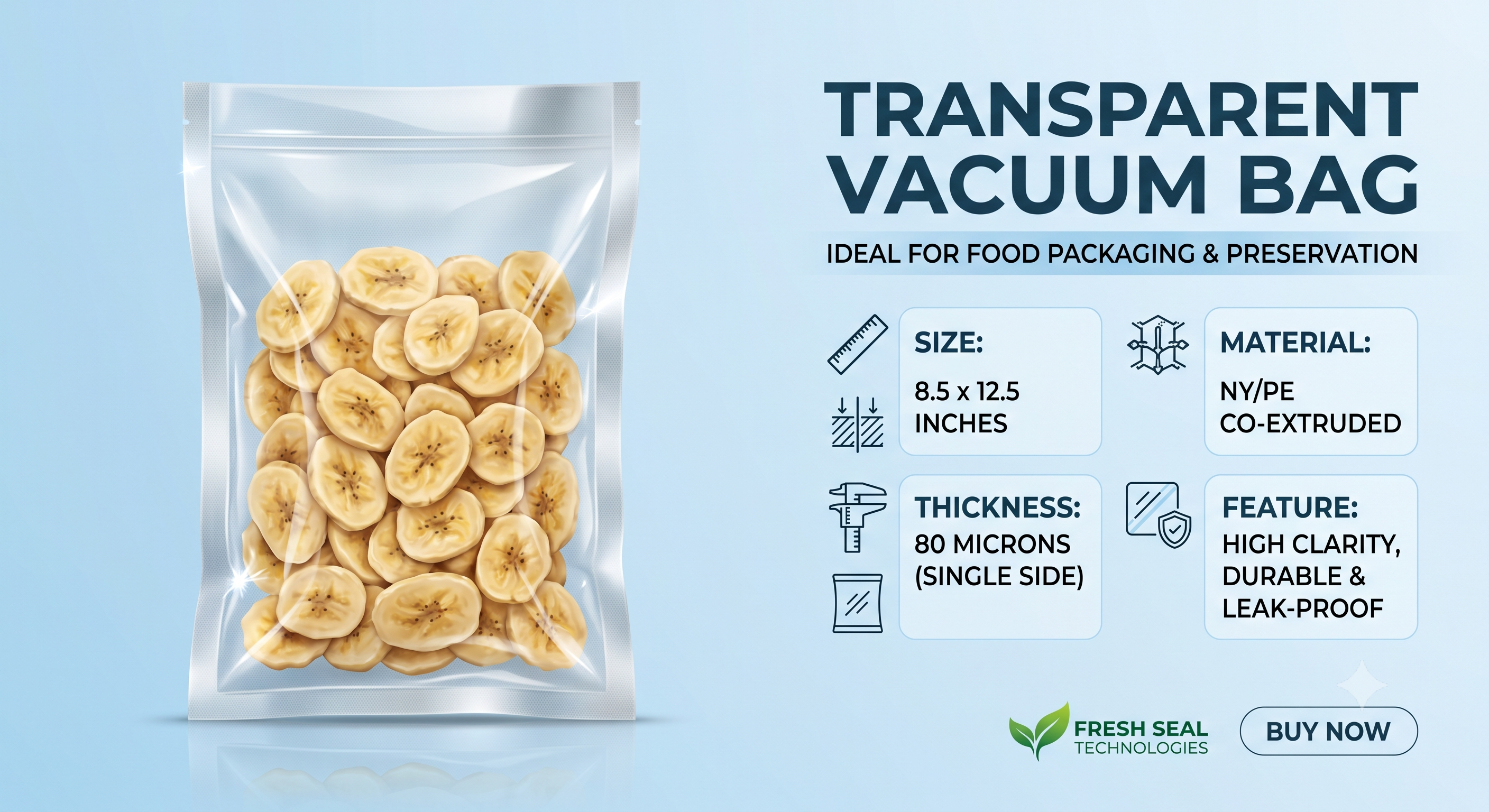  Transparent vacuum bag image