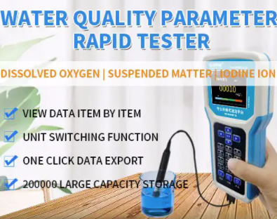 Portable Water Quality Monitor Water Quality Tester Water Quality Parameter Quick Tester Large screen display
