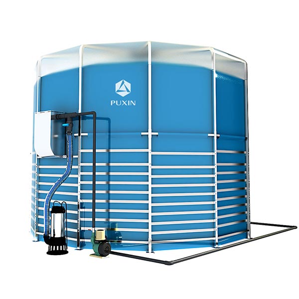 Portable assembly biogas system-15m3