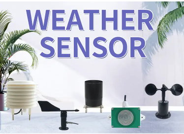 Weather sensor Wind speed and direction sensor / rainfall sensor / temperature and humidity sensor, etc.